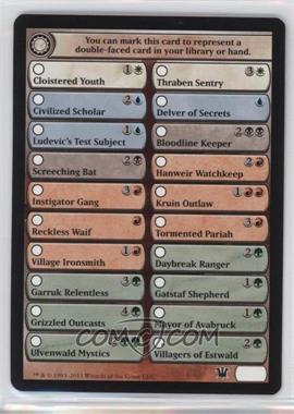 2011 Magic: The Gathering - Innistrad - [Base] #_DOFA - Token - Double Faced