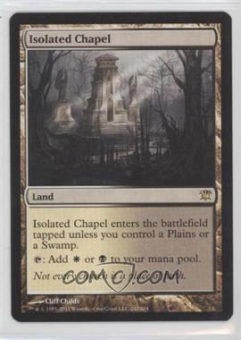 2011 Magic: The Gathering - Innistrad - [Base] #242 - Isolated Chapel