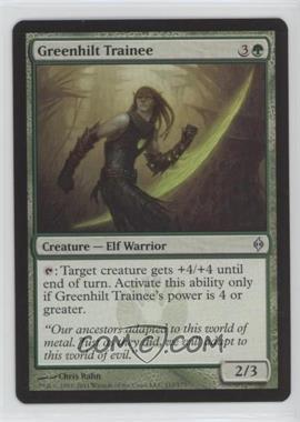 2011 Magic: The Gathering - New Phyrexia - [Base] #112 - Greenhilt Trainee