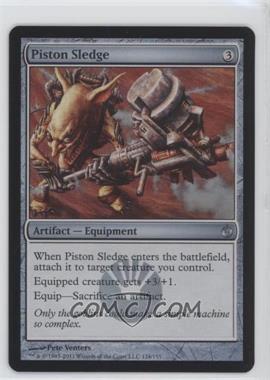 2011 Magic: the Gathering - Mirrodin Besieged - [Base] - Foil #124 - Piston Sledge