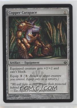 2011 Magic: the Gathering - Mirrodin Besieged - [Base] #102 - Copper Carapace