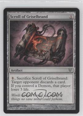 2012 Magic: The Gathering - Avacyn Restored - [Base] #221 - Scroll of Griselbrand