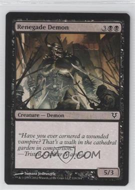 2012 Magic: The Gathering - Avacyn Restored - Booster Pack [Base] #118 - Renegade Demon