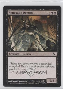 2012 Magic: The Gathering - Avacyn Restored - Booster Pack [Base] #118 - Renegade Demon