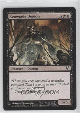 2012 Magic: The Gathering - Avacyn Restored - Booster Pack [Base] #118 - Renegade Demon