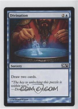 2012 Magic: The Gathering - Core Set: 2013 - Booster Pack [Base] #47 - Divination