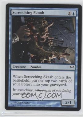 2012 Magic: The Gathering - Dark Ascension - Booster Pack [Base] #47 - Screeching Skaab