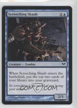 2012 Magic: The Gathering - Dark Ascension - Booster Pack [Base] #47 - Screeching Skaab