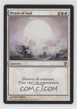 2013 Magic: The Gathering - Commander Format - 2013 Edition #27 - Wrath of God