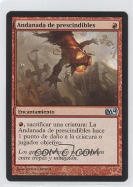 2013 Magic: The Gathering - Core Set: 2014 - Booster Pack [Base] - Spanish #127 - Barrage of Expendables