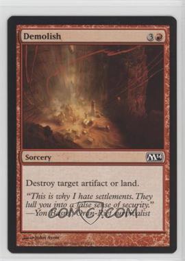 2013 Magic: The Gathering - Core Set: 2014 - Booster Pack [Base] #136 - Demolish