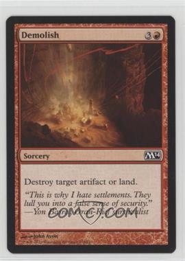 2013 Magic: The Gathering - Core Set: 2014 - Booster Pack [Base] #136 - Demolish