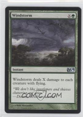 2013 Magic: The Gathering - Core Set: 2014 - Booster Pack [Base] #201 - Windstorm