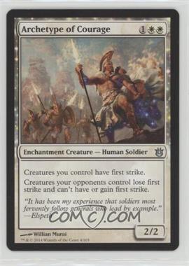 2014 Magic: The Gathering - Born of the Gods - Booster Pack [Base] #4 - Archetype of Courage