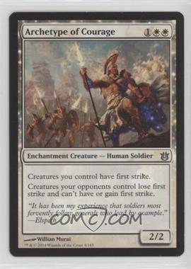 2014 Magic: The Gathering - Born of the Gods - Booster Pack [Base] #4 - Archetype of Courage