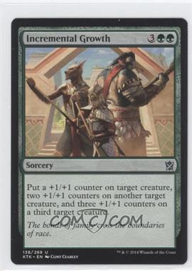 2014 Magic: The Gathering - Khans of Tarkir - Booster Pack [Base] #138 - Incremental Growth