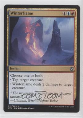 2014 Magic: The Gathering - Khans of Tarkir - Booster Pack [Base] #213 - Winterflame