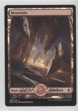 2015 Magic: The Gathering - Battle For Zendikar - Booster Pack [Base] - Foil #268 - Mountain (Full Art)