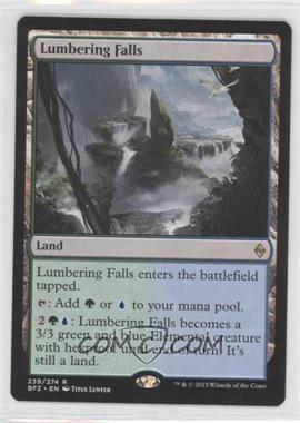 2015 Magic: The Gathering - Battle For Zendikar - Booster Pack [Base] #239 - Lumbering Falls