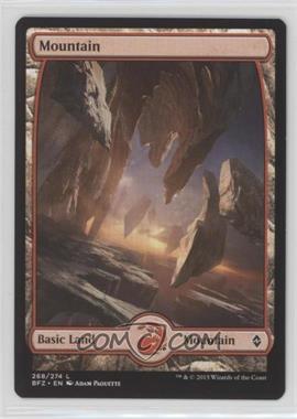 2015 Magic: The Gathering - Battle For Zendikar - Booster Pack [Base] #268 - Mountain (Full Art)