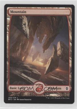 2015 Magic: The Gathering - Battle For Zendikar - Booster Pack [Base] #268 - Mountain (Full Art)