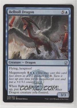 2015 Magic: The Gathering - Dragons of Tarkir - Booster Pack [Base] #046 - Belltoll Dragon