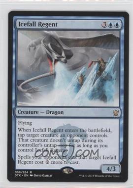 2015 Magic: The Gathering - Dragons of Tarkir - Booster Pack [Base] #058 - Icefall Regent