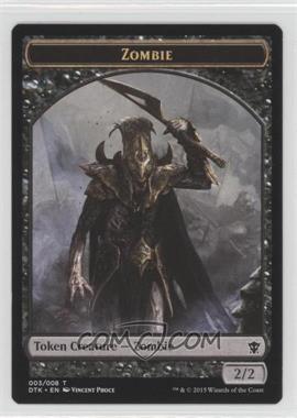 2015 Magic: The Gathering - Dragons of Tarkir - Booster Pack [Base] #T003 - Token - Zombie