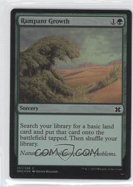 2015 Magic: The Gathering - Modern Masters 2: 2015 Edition - [Base] - Foil #157 - Rampant Growth