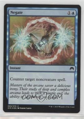 2015 Magic: The Gathering - Origins - Booster Pack [Base] - Foil #065 - Negate