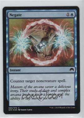 2015 Magic: The Gathering - Origins - Booster Pack [Base] - Foil #065 - Negate