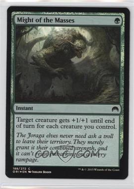 2015 Magic: The Gathering - Origins - Booster Pack [Base] - Foil #188 - Might of the Masses