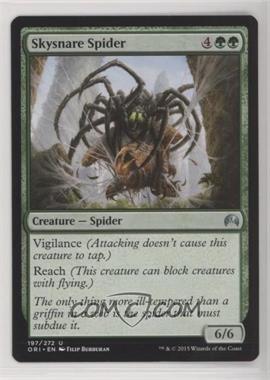 2015 Magic: The Gathering - Origins - Booster Pack [Base] #197 - Skysnare Spider