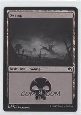 2015 Magic: The Gathering - Origins - Booster Pack [Base] #263 - Swamp