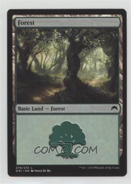 2015 Magic: The Gathering - Origins - Booster Pack [Base] #270 - Forest