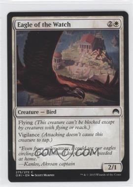 2015 Magic: The Gathering - Origins - Booster Pack [Base] #275 - Eagle of the Watch