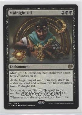 2016 Magic: The Gathering - Kaladesh - [Base] - Foil #092 - Midnight Oil