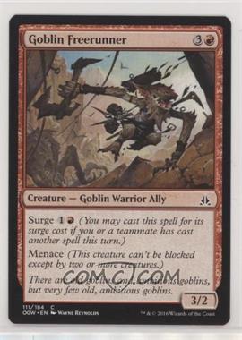 2016 Magic: The Gathering - Oath of the Gatewatch - [Base] #111 - Goblin Freerunner