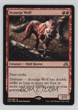 2016 Magic: The Gathering - Shadows over Innistrad - Booster Pack [Base] - Foil #179 - Scourge Wolf