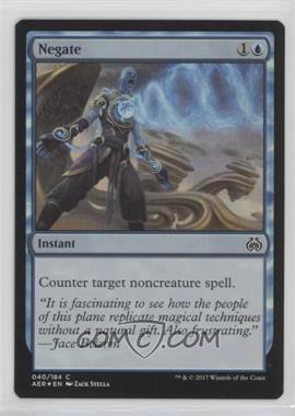 2017 Magic: The Gathering - Aether Revolt - Base Set - English Foil #040 - Negate