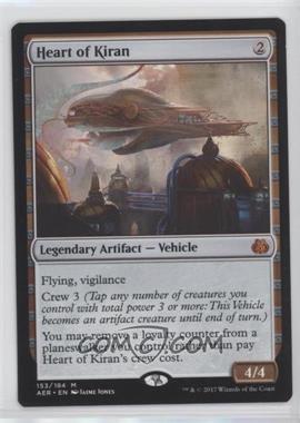 2017 Magic: The Gathering - Aether Revolt - Base Set - English #153 - Heart of Kiran