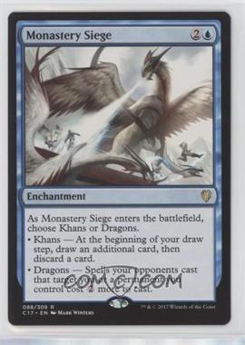 2017 Magic: The Gathering Commander Format - 2017 Edition #088 - Monastery Siege