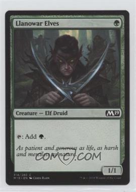 2018 Magic: The Gathering - Core Set: 2019 - Base Set #314 - Llanowar Elves