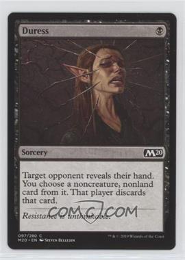 2019 Magic: The Gathering - Core Set: 2020 - Base Set - English #097 - Duress