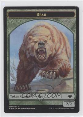 2019 Magic: The Gathering - Modern Horizons - [Base] - Foil #T011 - Token - Bear