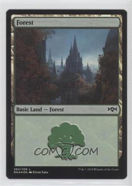 2019 Magic: The Gathering - Ravnica Allegiance - Base Set - English Foil #264 - Forest