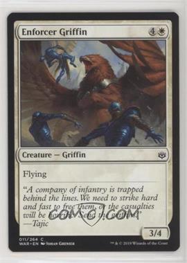 2019 Magic: The Gathering - War of the Spark - Base Set - English #011 - Enforcer Griffin