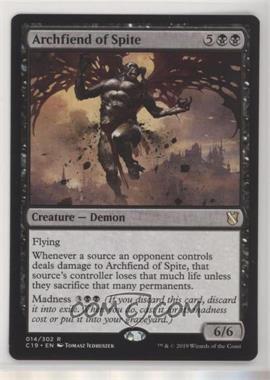 2019 Magic: The Gathering Commander Format - 2019 Edition #014 - Archfiend of Spite