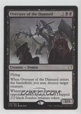 2019 Magic: The Gathering Commander Format - 2019 Edition #125 - Overseer of the Damned