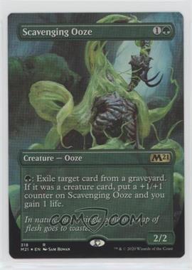 2020 Magic: The Gathering - Core Set: 2021 - [Base] - Foil #318 - Scavenging Ooze (Extended Art)